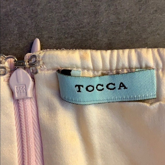 Tocca Pink Strapless Dress - Vintage-Inspired, Size Small - Picture 7 of 9